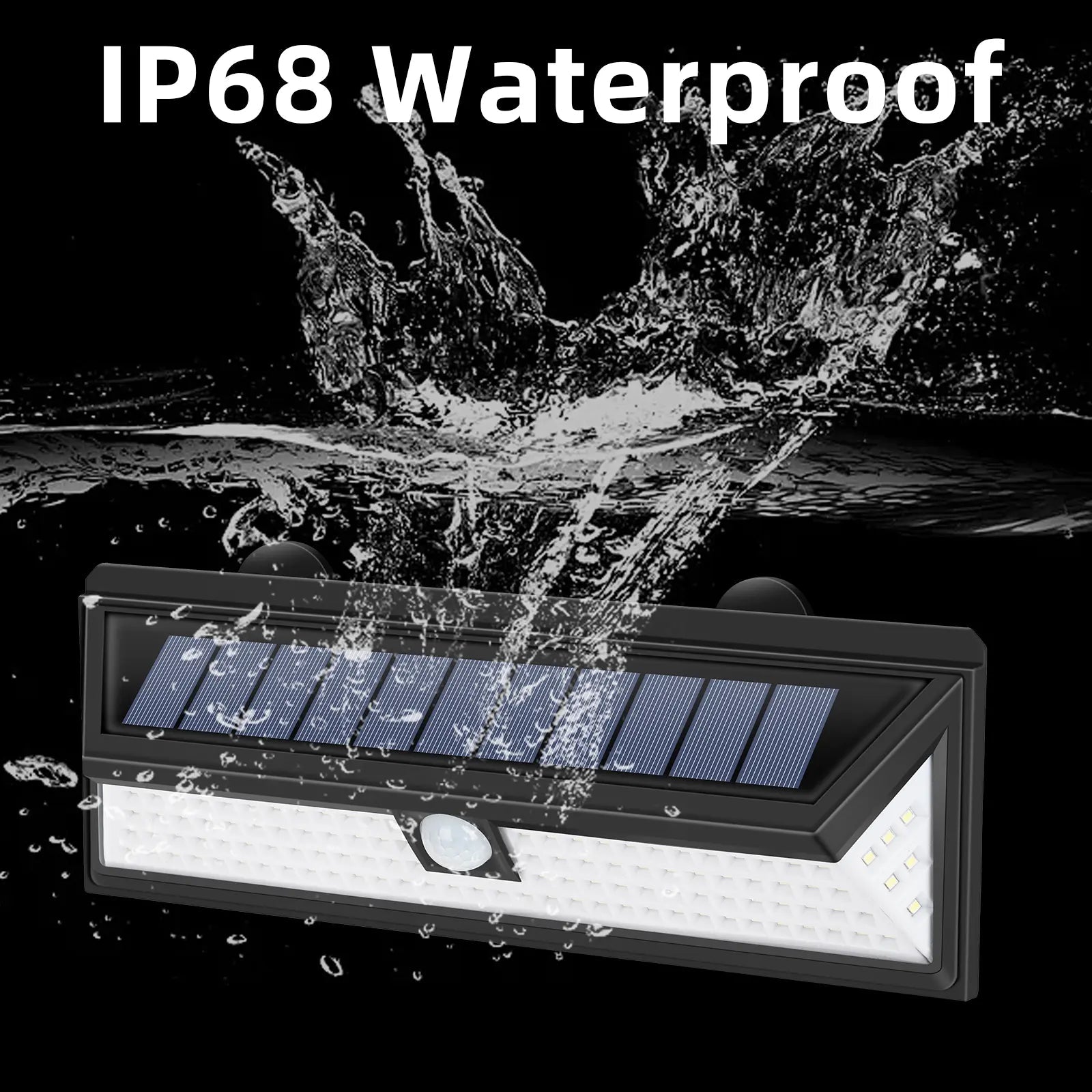 RV Magnetic Solar Lights Outdoor with Remote – 3 Lighting Modes Magnetic Motion Light Outdoor, Waterproof RV Solar Lights, for RV, Camper, Trailer, Garage Exterior Lighting